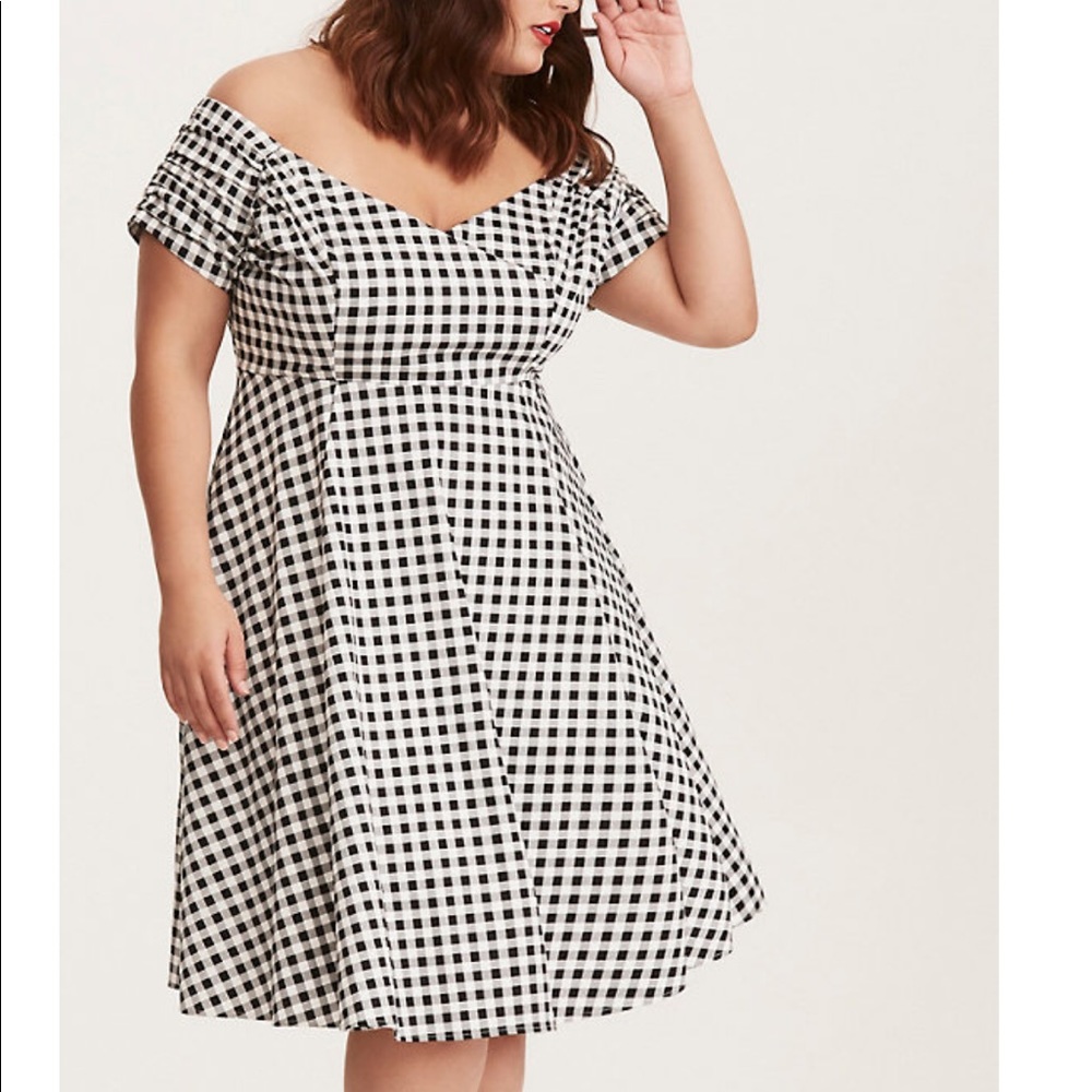 Torrid Retro Gingham Dress